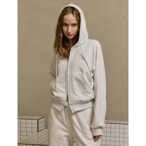 [코데즈컴바인](신세계 사우스시티) 밍크기모 후드집업 셋업 (CKD-XX801WB)