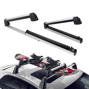 알루미늄 합금 스키 및 스노우보드 루프 랙 카 캐리어 2PCS 팩