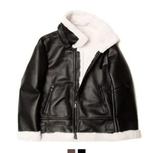 양털레더 남자무스탕