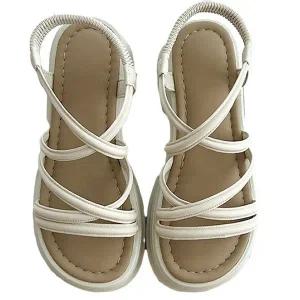 [하프클럽/]패션 여름 여자 스트랩 샌들 키높이 슈즈 캐주얼 신발