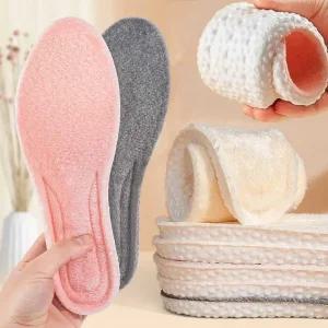 (핫도매)남성 여성 따뜻한 겨울 초경량 털깔창 방한깔창 기능성 보온깔창 융털깔창