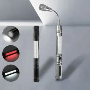 라온파인 고휘도 LED 경광봉 안테나 자석 후레쉬 비상용 손전등 다기능 안전봉 캠핑