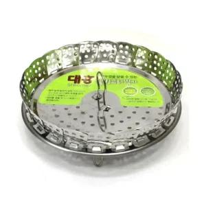 무배 큐 다용도 스텐찜기 간편한찜기 삼발이찜기 만두채반