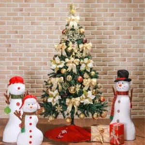 크리스마스 트리 180cm 카니발 골드 교회 풀세트 (전구및 장식 포함) 인형제외