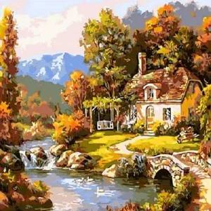 명화그리기 피포페인팅 MS8205 Q1106 가을테마시리즈 40x50 DIY