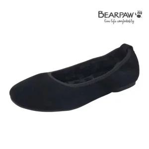 [베어파우](하남점)(BEARPAW) 여성 소가죽 안감(털) 플랫슈즈 JOVIE 블랙 K3046001RC