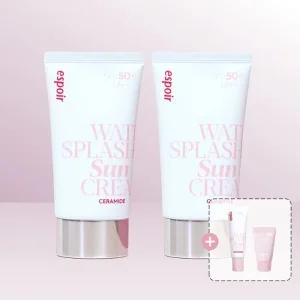 에스쁘아 워터 스플래쉬 선크림 세라마이드 60ml (SPF50+) x 2개