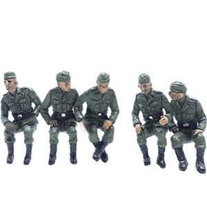 독일군 디오라마 군인모형 도색5종세트 병정미니피규어 세트 피규어 밀리터리 장교