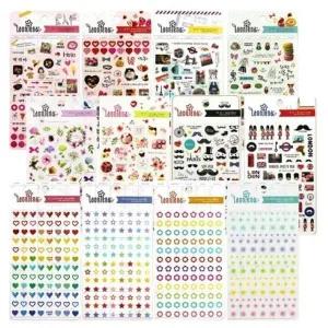 다이어리 예현 라온제나 다이어리 데코 투명 다꾸 스티커 12종