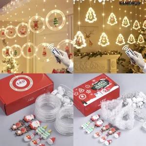 크리스마스 라이트 펜던트 건전지 전구 벽 트리 카페 데코 행잉 장식