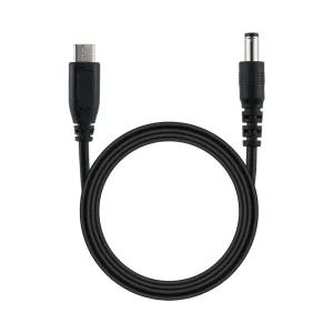 Coms USB C타입 to DC 12V 5.5-2.1 전원 변환 케이블 1M IH925