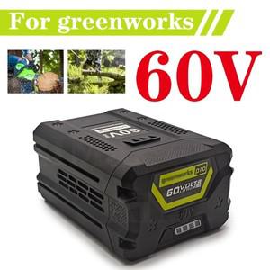 Greenworks pro 60V 잔디 깎는 기계 트리머 Edgers 전기 톱 폴 송풍기 용 충전식 배터리 10Ah 리튬 이온