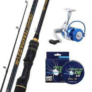 절대강자 3종 만능 스피닝 루어 낚시대세트 우럭 광어 볼락 고등어 쭈꾸미 갑오징어