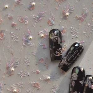 자개스티커 신상품 스티커네일 자개네일 네일아트 추천 네일아트스티커 붙이는네일스티커 네일스티커 손톱