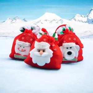 선물 자루 베르 미니/크리스마스/주머니/겨울/성탄/산타/보따리/복주머니/포장/성탄절/트리용