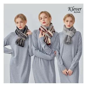 진도모피 100 진도 Sheborn 밍크 니팅 머플러 (K4W1AM63)