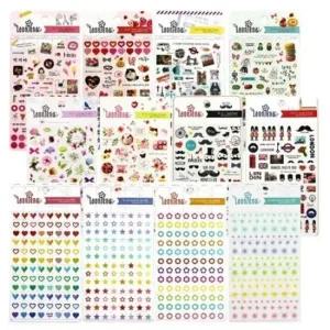 다이어리 예현 라온제나 다이어리 데코 투명 다꾸 스티커 12종