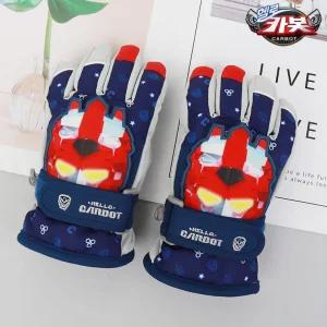 스키장갑 헬로카봇 하이퍼페이스 남아 아동 어린이 방수 겨울 방한장갑 손가락장갑 남아장갑 초등학생장갑