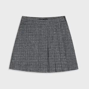 [미쏘]체크 플리츠 미니 스커트 (MIWWHCV03G-T)