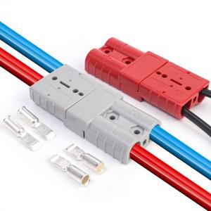 2핀 전원 커넥터 50A 120A 175A 고전류 빠른 케이블 배터리 DC 충전 플러그 지게차 자동차