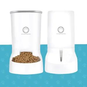 고양이 급식기 반려동물 자동 반자동 강아지 급식기 대용량 물그릇 급수기 밥그릇 세트 사료 용품