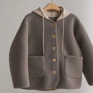 [잇수다랩] 몽그링 후드 양털 자켓