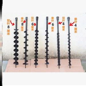 오거 드릴 비트 땅파기 나선형 천공기 날 굴착기