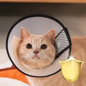 [보리별] 강아지 고양이 넥카라 방수 저자극 목보호대 중성화 피부보호 깔대기 3size