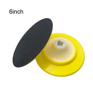 5/6/6.5인치 샌딩 폴리싱 패드 백업 M14-스레드 앵글 그라인더 폴리셔용 소프트 디스크