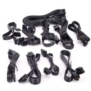 그래픽카드케이블 Seasonic FOCUS PLUS Gold FX 4 핀 SATA IDE PCIe CPU 메인 ATX 24 GPU VGA 카드 마이닝