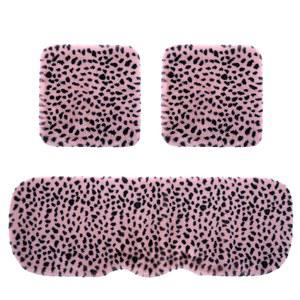 레오파드 차량용 방석 겨울 보호 편안한 시트방석 카시트 한좌석 앞자리 따듯한 보호대