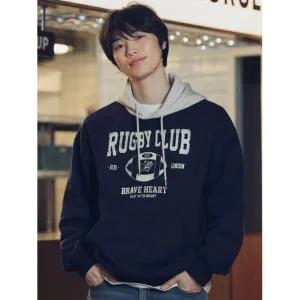 탑텐 TOPTEN 공용) 플리스 그래픽 배색 스웨트 후디_MSE4TH3903 MSE4TH3903 187281