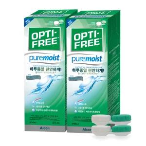 옵티프리 퓨어모이스트 렌즈세정액 + 렌즈케이스
