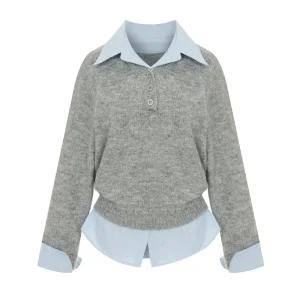 [티뷰] 셔츠레이어드울니트_V5D-VKN033