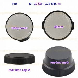 카메라 바디 커버 후면 렌즈 캡 전면 46mm 콘탁스 G1 G2 G45용