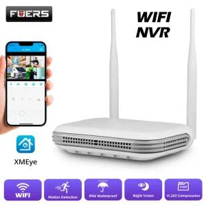 Fuers H.265 8CH 무선 NVR 보안 야외 WIFI IP 카메라 시스템 키트 감시 CCTV 얼굴 오디오 비디오 레코더