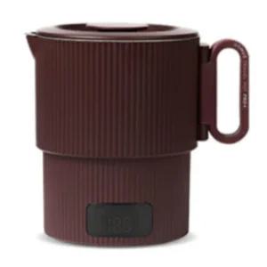 도무스 여행용 멀티 쿠커 팟 라면 포트 접이식 브라운