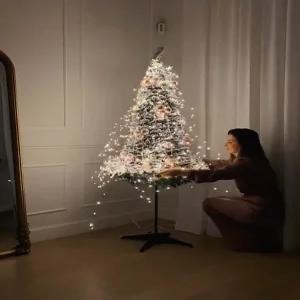루멘온 원터치트리 추천 접이식 트리 크리스마스 크리스마스트리 트리전구 크리스마스조명 눈꽃트