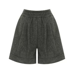 [샐리] 롤업핀턱밴딩3부팬츠_I5D-CPT023