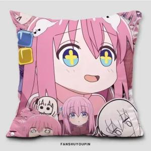 봇치더락 쿠션 사각 애니메이션 굿즈 캐릭터 베개 봇치더록 커버+코어