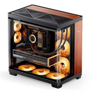 :존스보 JONSBO TK-4 BTF 컴퓨터 PC 케이스 (우드)