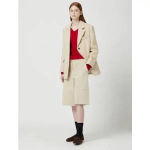 [CC콜렉트](센텀시티점)알파카 블렌드 테일러드 싱글 자켓 C254MSF031