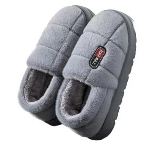 남녀 겨울 털 슬리퍼 방한 실내 커플 높은굽 빅사이즈 실내용 실내화