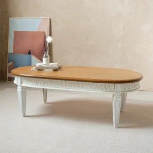 소피아엘렌 데이지 프렌치 엔틱 거실 원목 탁자 소파 테이블