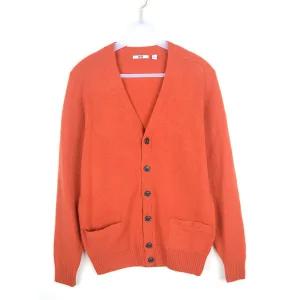 구제 유니클로 니트 가디건 남성S 울 스웨터 11437