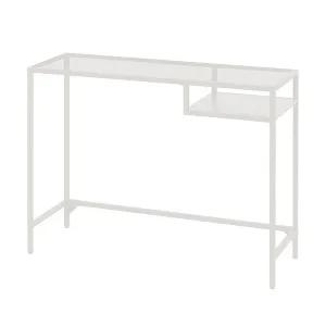 유리상판 심플 화장대 인테리어 책상 겸용 원룸