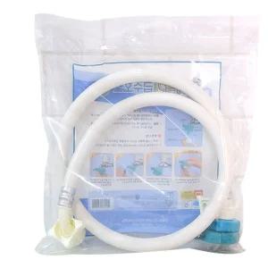 (1m) 세탁기 급수호스/세탁실/빨래방/기숙사/코인/세탁/드럼/통돌이/급수/연결/쉬운/설치/호스/호수/물호스