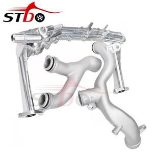 호스 클램프랜드로버 호환  레인지 로버 LR4 용 업그레이드 알루미늄 냉각수 워터 파이프 키트 3.0L V6 LR0