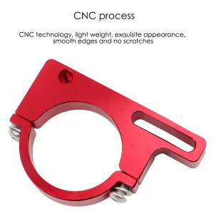 ABYB Sp8 접이식 자전거 전면 변속기 어댑터 변환 장착 베이스 40mm 클램프 링 BMX 사이클링 부품 실버