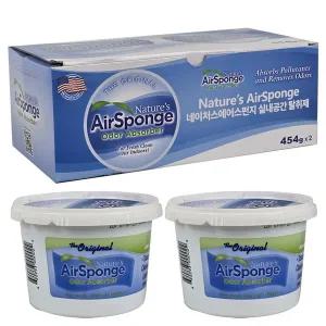 네이처스 에어스펀지 탈취제 454g x 2개입 네이쳐스 차량용 실내용 방향제 무료배송 gx